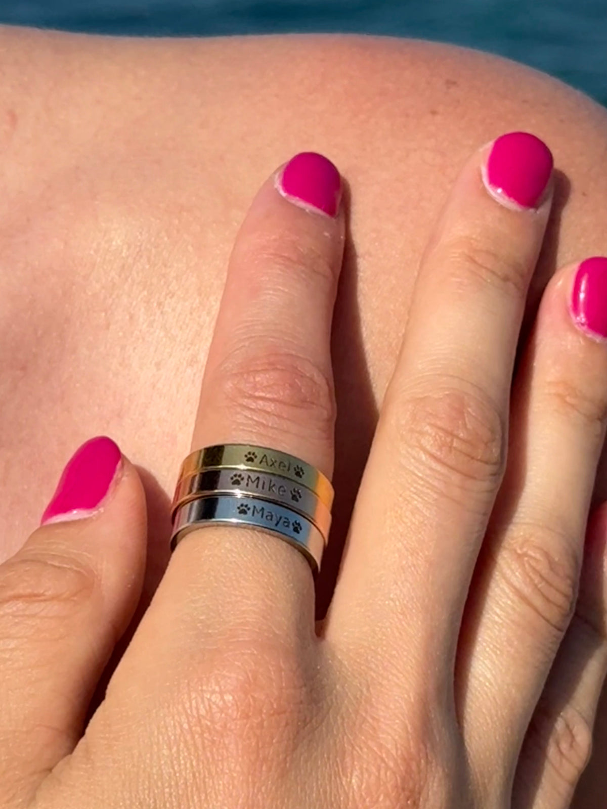 Anello personalizzato con nome di animale domestico - ™ – ™ | Gioielli Personalizzati Anello personalizzato con nome di animale domestico - ™ – ™ | Gioielli Personalizzati
