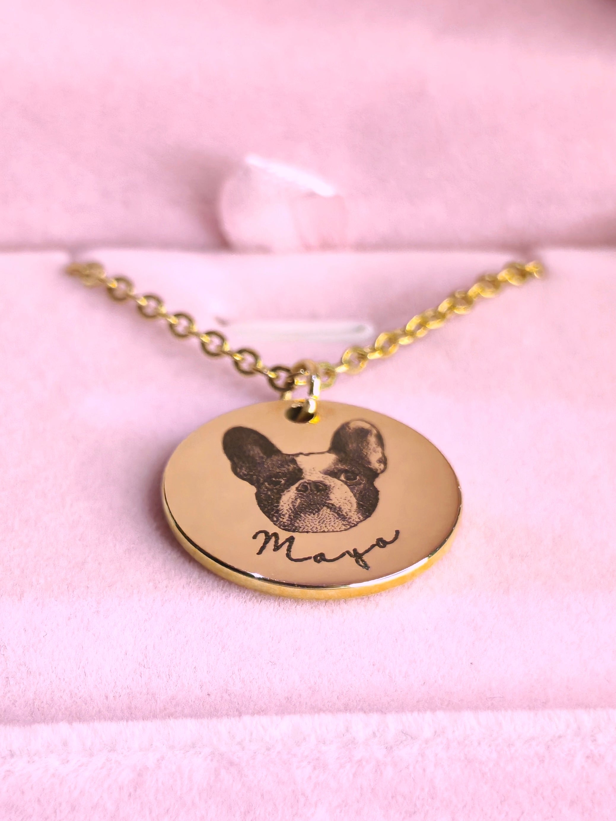 Collana Personalizzabile CandyPup™ Con Ritratto Inciso