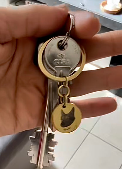 Il Tuo Pet Sempre con Te - Portachiavi Personalizzato CandyPup™